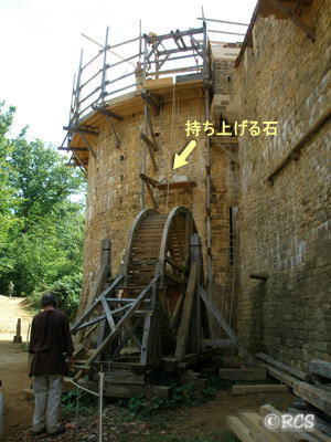 石を持ち上げる道具
